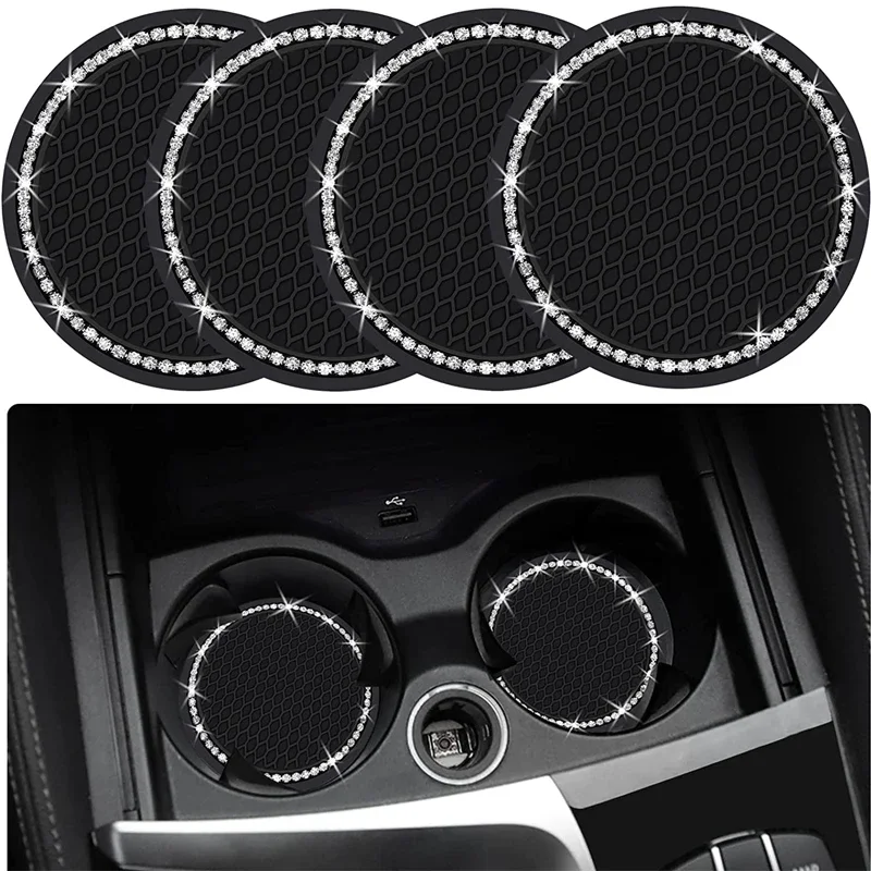 2PCS Bling Auto Car Cup Holder Insert Coasters Universal Vehicle Interior Accessories Anti Slip Crystal Cup Mat Holder
2PCS Bling Auto Car Cup Holder Insert Coasters Universal Vehicle Interior Accessories Anti Slip Crystal Cup Mat Holder