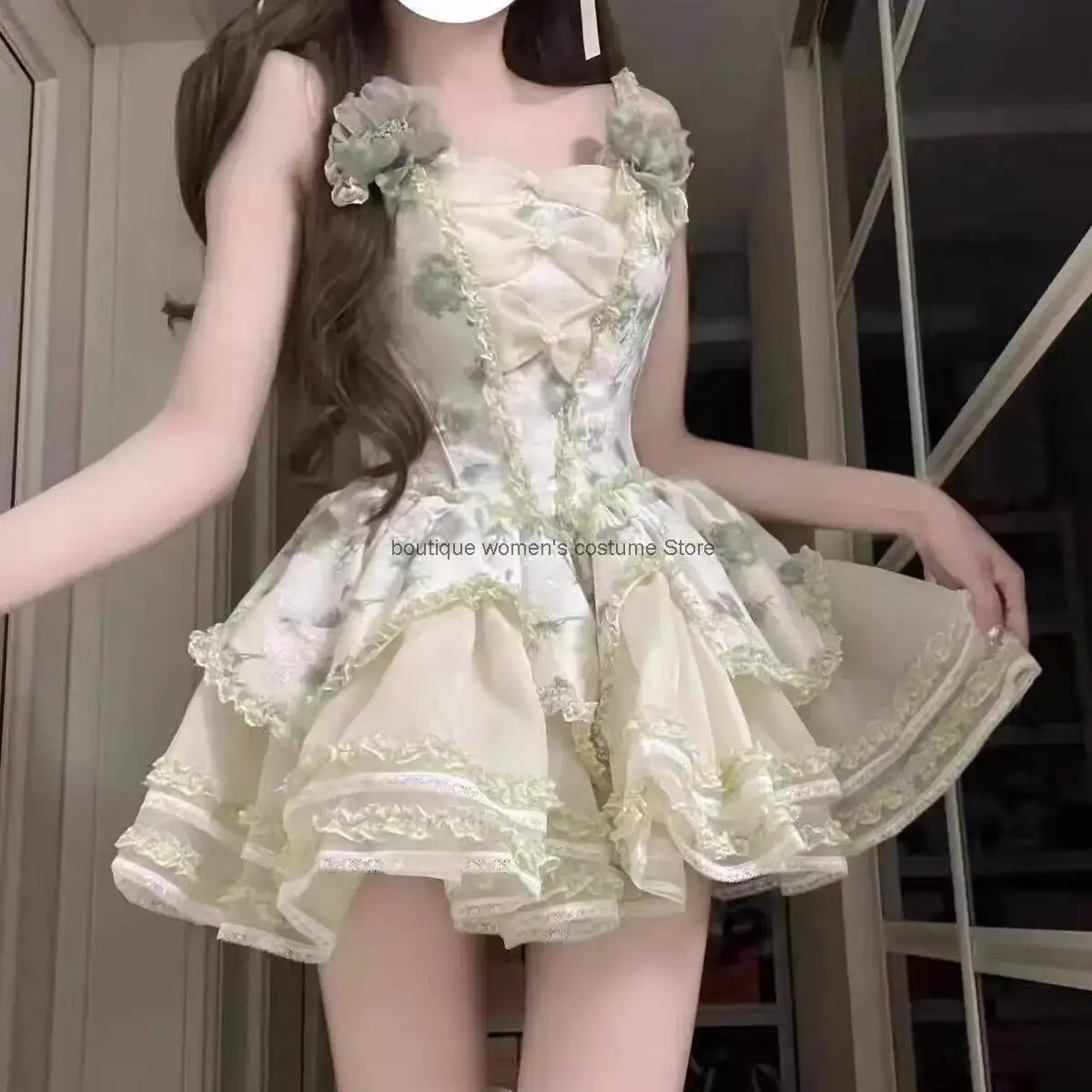 2026 Summer New Sweet Lolita Style Bow Princess Loli Suspender Corset Dress For Women Cute Lolita Dress
2026 Summer New Sweet Lolita Style Bow Princess Loli Suspender Corset Dress For Women Cute Lolita Dress
