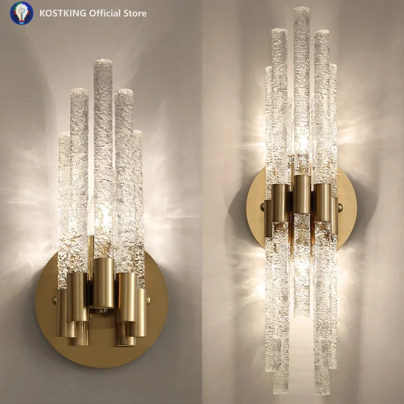 French Style Living Room Background Crystal Wall Lamp Corridor Staircase Aisle Bedroom Bedside Creative Lighting
French Style Living Room Background Crystal Wall Lamp Corridor Staircase Aisle Bedroom Bedside Creative Lighting