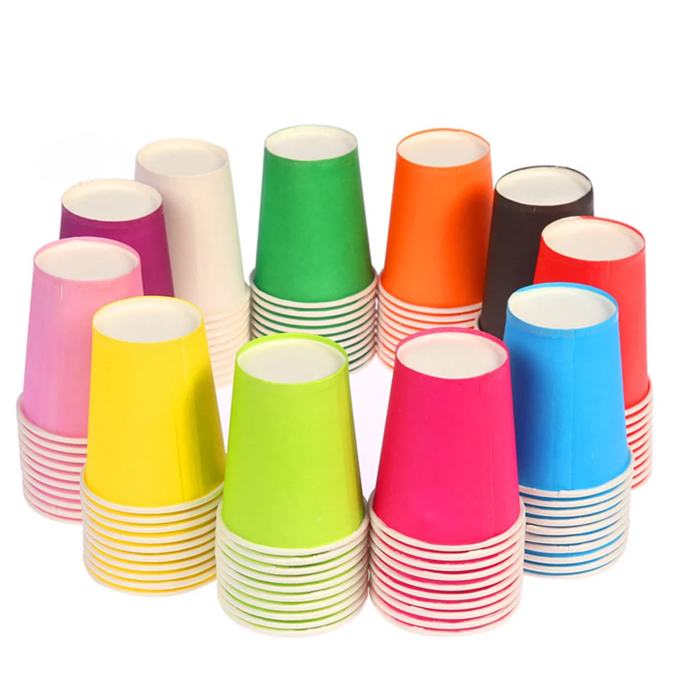 Colorful Paper Cups for Kids Craft Disposable Drink Cups Party Supplies Materials Safe Environmental Friendly Kitchen
Colorful Paper Cups for Kids Craft Disposable Drink Cups Party Supplies Materials Safe Environmental Friendly Kitchen