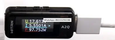 2PCS A2Q USB Voltage and Current Meter Tester 8A 120W Mobile Phone Fast Charging Current Detector
2PCS A2Q USB Voltage and Current Meter Tester 8A 120W Mobile Phone Fast Charging Current Detector