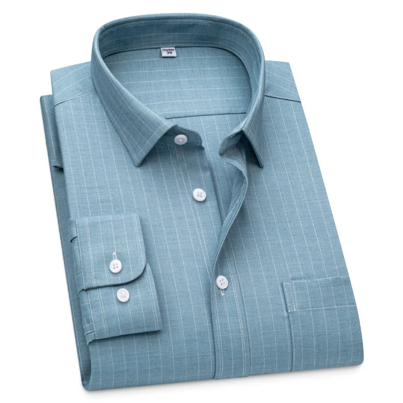 Classic Stripe Shirts Men Long Sleeve 4XL 5XL New Fabrics Soft Cozy Modal Easy Care Men Shirts Long Sleeve Slim Fit Anti-wrinkle
Classic Stripe Shirts Men Long Sleeve 4XL 5XL New Fabrics Soft Cozy Modal Easy Care Men Shirts Long Sleeve Slim Fit Anti-wrinkle