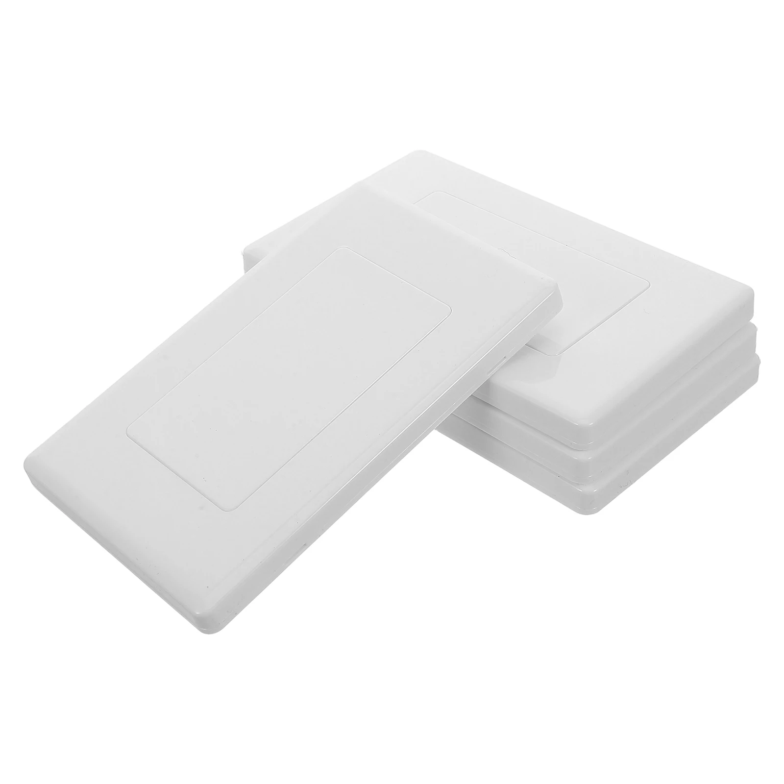 4pcs Wall Junction Box Covers Blank Socket Cover Plate White Plastic Electrical Breaker Outlet Plates Home Use
4pcs Wall Junction Box Covers Blank Socket Cover Plate White Plastic Electrical Breaker Outlet Plates Home Use