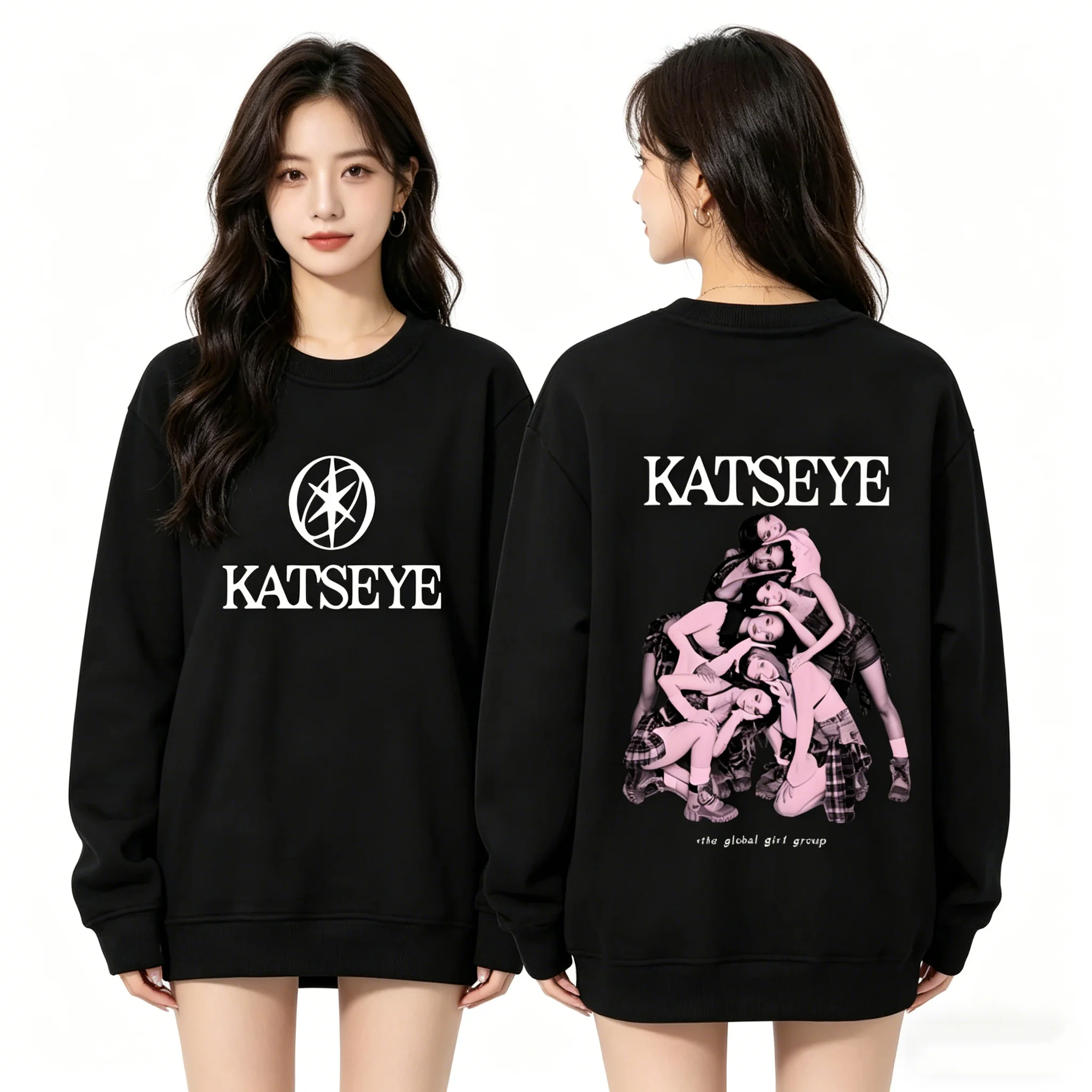 Katseye Kpop Graphic Sweatshirts Hoodie Men Women Round Neck Pullovers Fashion Streetwear Unisex Casual Tops KATSEYE Trend Hoody
Katseye Kpop Graphic Sweatshirts Hoodie Men Women Round Neck Pullovers Fashion Streetwear Unisex Casual Tops KATSEYE Trend Hoody