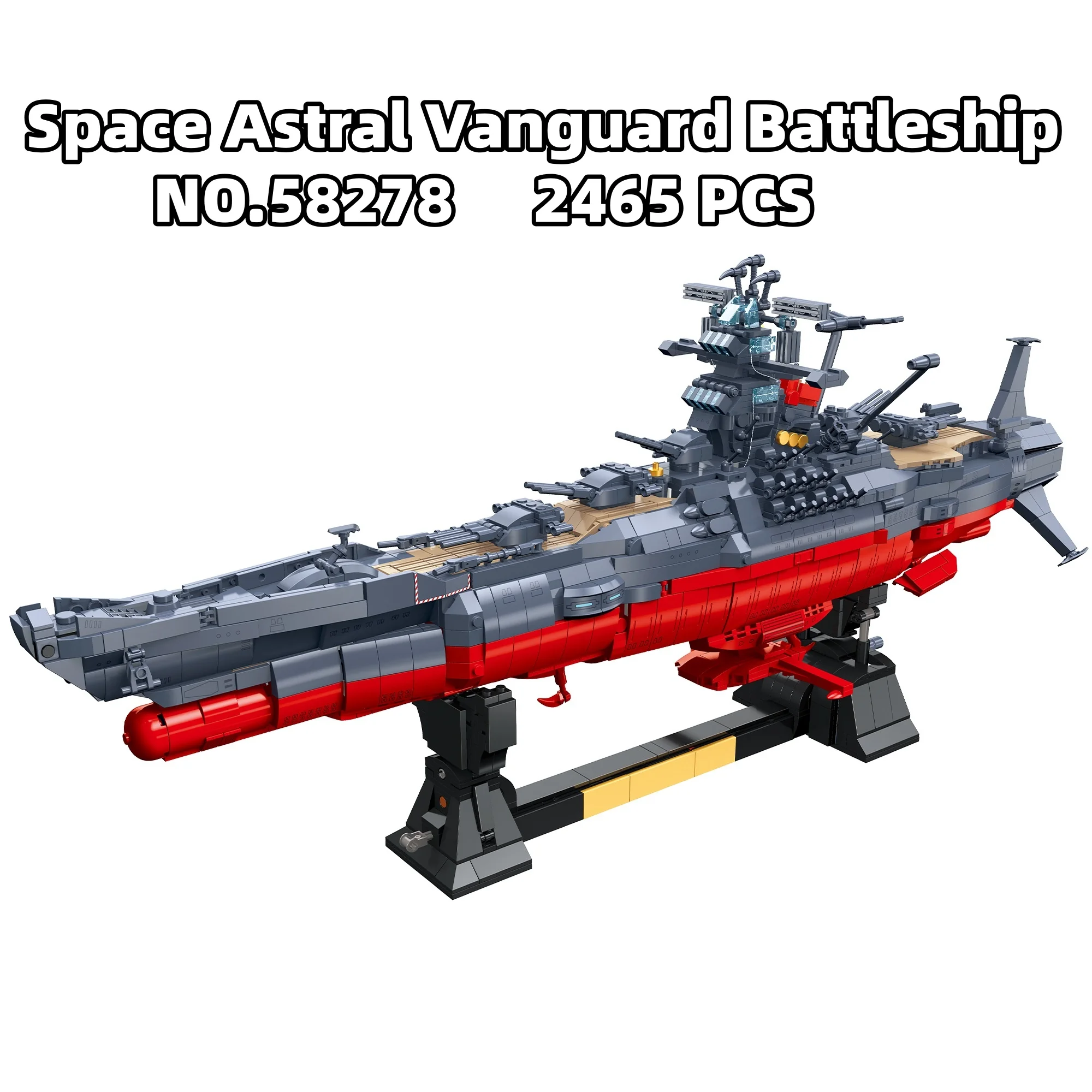 2465pcs Space Astral Vanguard Battleship Building Blocks Adult Educational Toy NO.58278 Creative Customizable Model Gift
2465pcs Space Astral Vanguard Battleship Building Blocks Adult Educational Toy NO.58278 Creative Customizable Model Gift