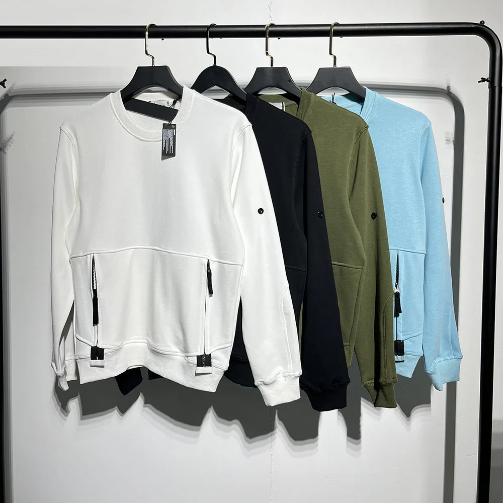 Cotton Sweatshirts Men Women Sleeve Patch Zip Pockets Sweatshirts Embroidery Badge Pullovers Men
Cotton Sweatshirts Men Women Sleeve Patch Zip Pockets Sweatshirts Embroidery Badge Pullovers Men