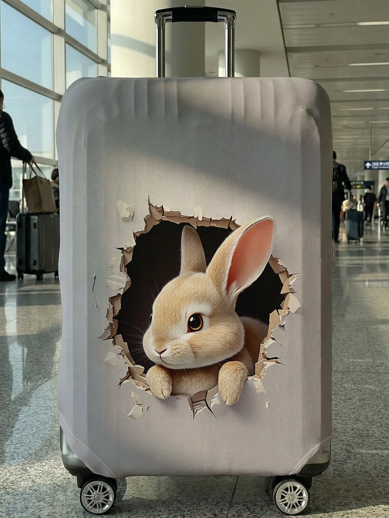 Чехол для чемодана 3D с рисунком кролика и эффектом потертости, подходит для чемоданов 18-32 дюймов, чехол-накладка на ручку чемодана, дорожные аксессуары
Чехол для чемодана 3D с рисунком кролика и эффектом потертости, подходит для чемоданов 18-32 дюймов, чехол-накладка на ручку чемодана, дорожные аксессуары