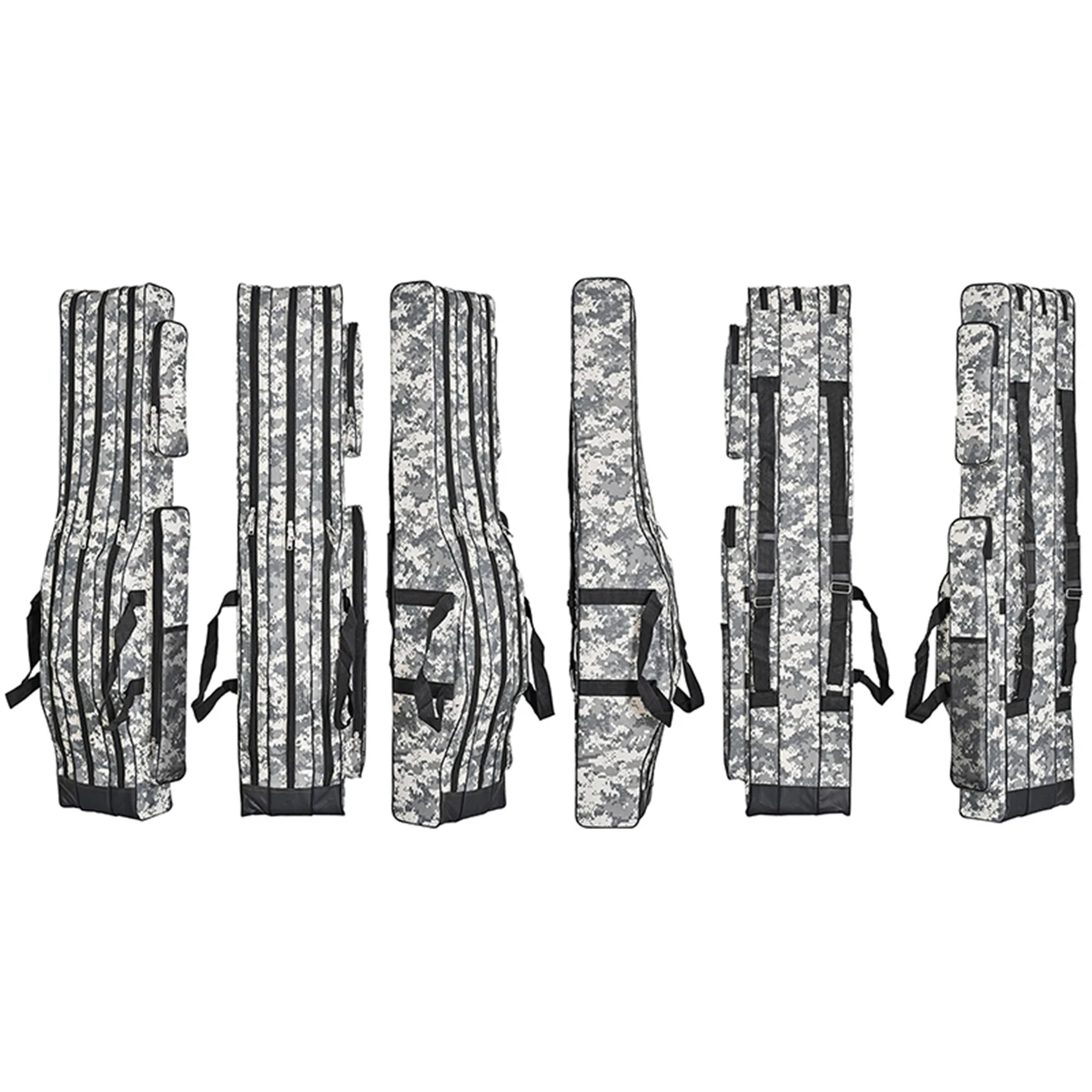 Portable Fishing Rod Case: Triple Folding Storage Bag, Waterproof Camouflage Travel Carry Bag - Perfect Gear Organizer for Angle
Portable Fishing Rod Case: Triple Folding Storage Bag, Waterproof Camouflage Travel Carry Bag - Perfect Gear Organizer for Angle