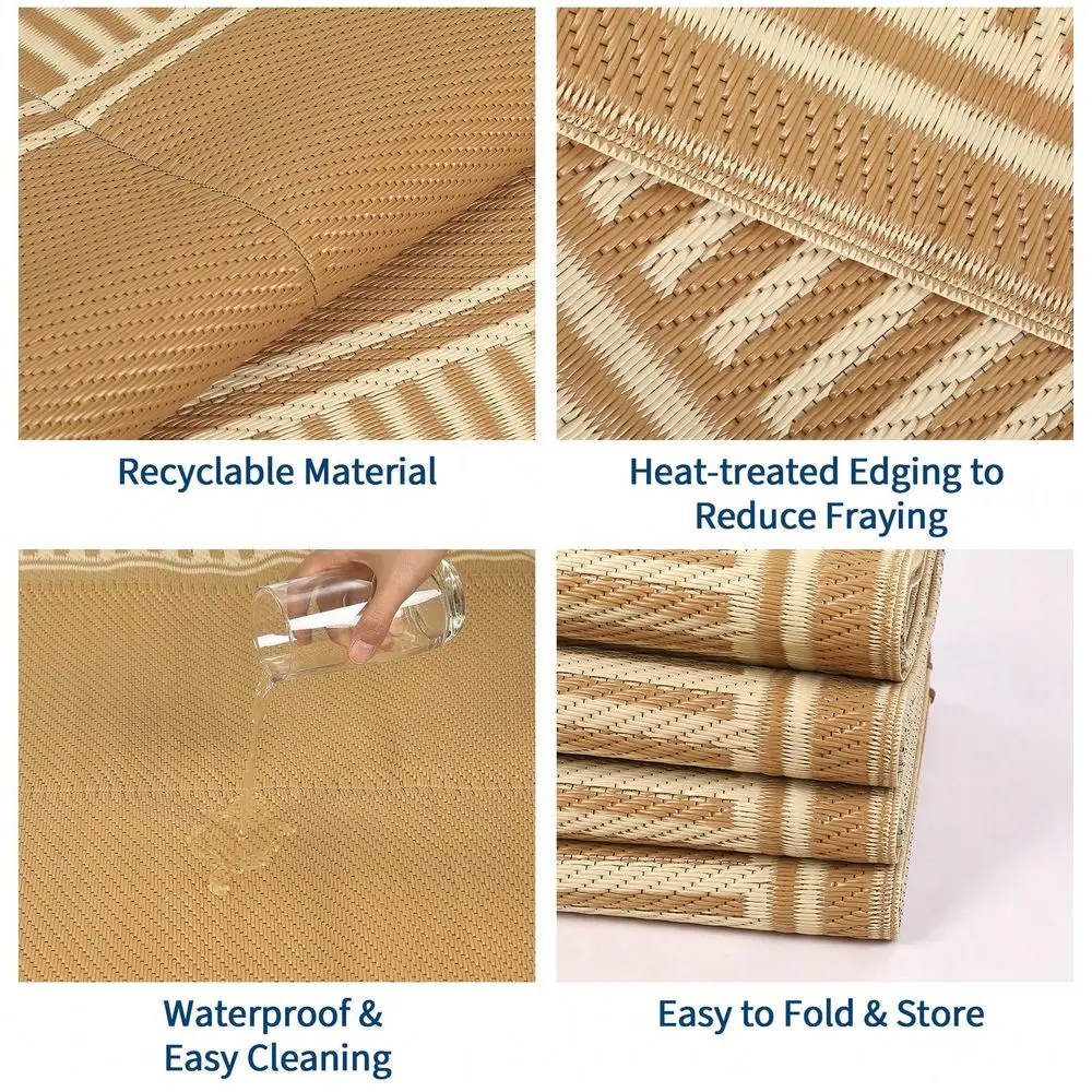 Modern Geometric Border Outdoor Area Rug For Balcony Pool RV Waterproof Reversible Mat Palm Vintage Straw Plastic Camping Carpe
Modern Geometric Border Outdoor Area Rug For Balcony Pool RV Waterproof Reversible Mat Palm Vintage Straw Plastic Camping Carpe