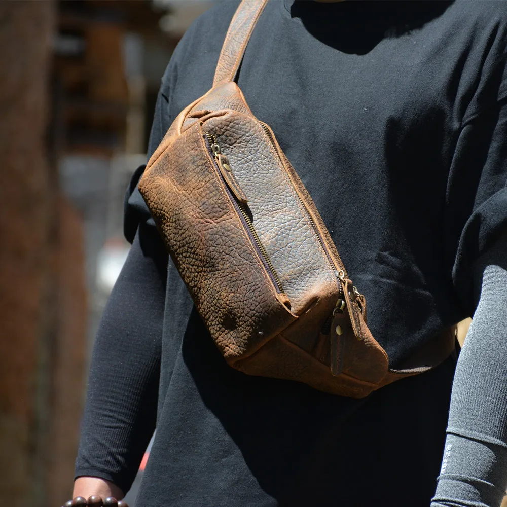 Original Men's Vintage Leather Crossbody Bag Multi-Functional Waist Bag Mad Leather Single Shoulder Slant Bag Casual Le...
Original Men's Vintage Leather Crossbody Bag Multi-Functional Waist Bag Mad Leather Single Shoulder Slant Bag Casual Le...