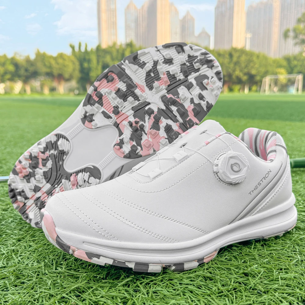 Женские кроссовки для гольфа, белые, розовые, профессиональные, водонепроницаемые, без шипов, для гольфа, спортивные кроссовки для тренировок на открытом воздухе, для ходьбы, кроссовки для гольфа
Женские кроссовки для гольфа, белые, розовые, профессиональные, водонепроницаемые, без шипов, для гольфа, спортивные кроссовки для тренировок на открытом воздухе, для ходьбы, кроссовки для гольфа