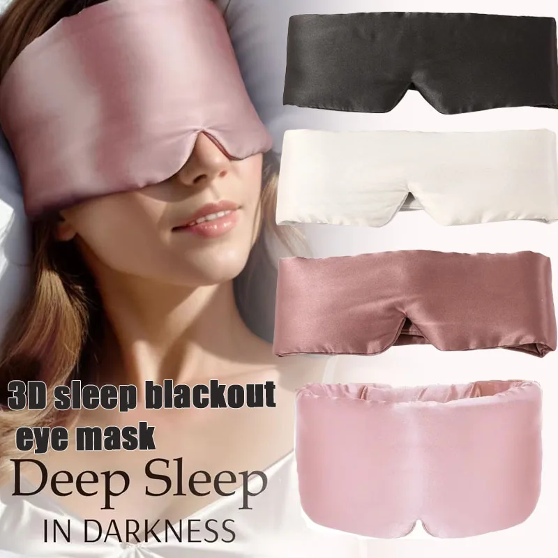 1PC 3D Silk Sleep Mask Mulberry Silk Like Embroidery Pattern for Women Men Light Block Gravity Blindfold Travel Cover
1PC 3D Silk Sleep Mask Mulberry Silk Like Embroidery Pattern for Women Men Light Block Gravity Blindfold Travel Cover