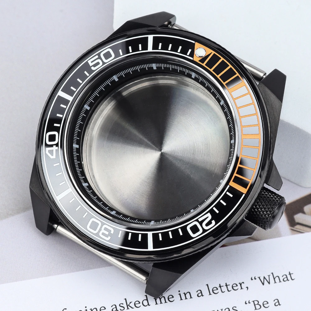 Luxury 43.8mm Watch Case Top Sapphire Waterproof For Mod King Samurai NH35 NH36 NH34 Movement 20ATM Waterproof Watch Accessories
Luxury 43.8mm Watch Case Top Sapphire Waterproof For Mod King Samurai NH35 NH36 NH34 Movement 20ATM Waterproof Watch Accessories