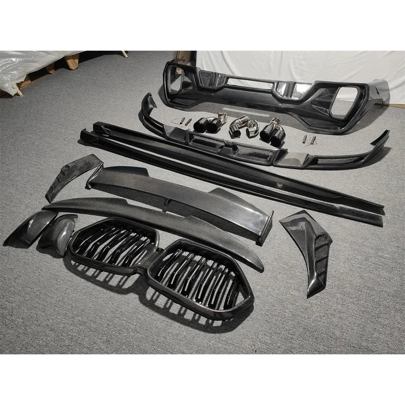 Carbon Fiber LD Style Body Kit Front Lip Rear Diffuser Side Skirts Spoiler Grille Mirror Cover
Carbon Fiber LD Style Body Kit Front Lip Rear Diffuser Side Skirts Spoiler Grille Mirror Cover