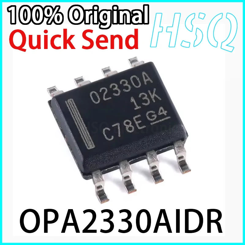 5PCS Original OPA2330AIDR SOP8 Screen Printed 02330A O2330A Precision Amplifier Brand New in Stock
5PCS Original OPA2330AIDR SOP8 Screen Printed 02330A O2330A Precision Amplifier Brand New in Stock