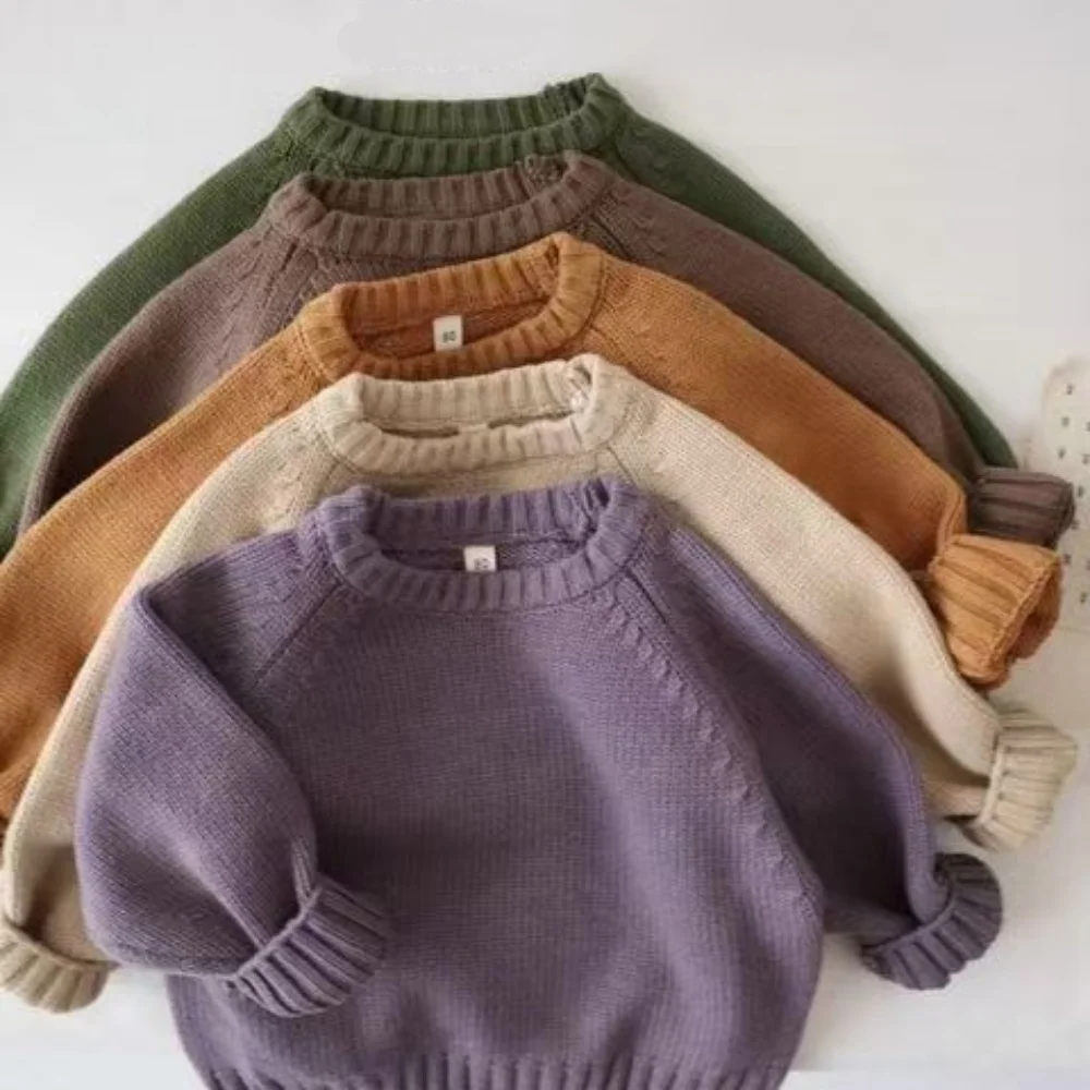 2025 New Children's Sweater Boys And Girls Round Neck Hoodie Versatile Solid Color Fashion Knitted Long Sleeve Sweater
2025 New Children's Sweater Boys And Girls Round Neck Hoodie Versatile Solid Color Fashion Knitted Long Sleeve Sweater