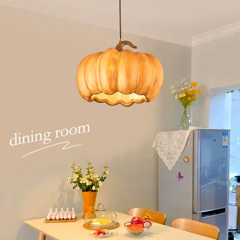 Designer Restaurant Island LED Chandelier Retro Resin Pumpkin Lamp Bedroom Wabi Sabi Pendant Lamps Home Decoration Light Fixture
Designer Restaurant Island LED Chandelier Retro Resin Pumpkin Lamp Bedroom Wabi Sabi Pendant Lamps Home Decoration Light Fixture
