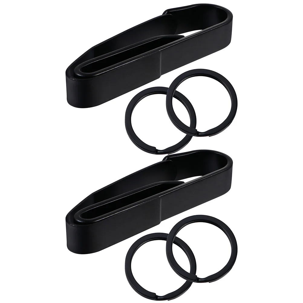 2 Pcs Key Holder Men Black Practical Keychain Waist Belt Buckle Key Ring Telescopic Stainless Steel Clip Metal Man
2 Pcs Key Holder Men Black Practical Keychain Waist Belt Buckle Key Ring Telescopic Stainless Steel Clip Metal Man