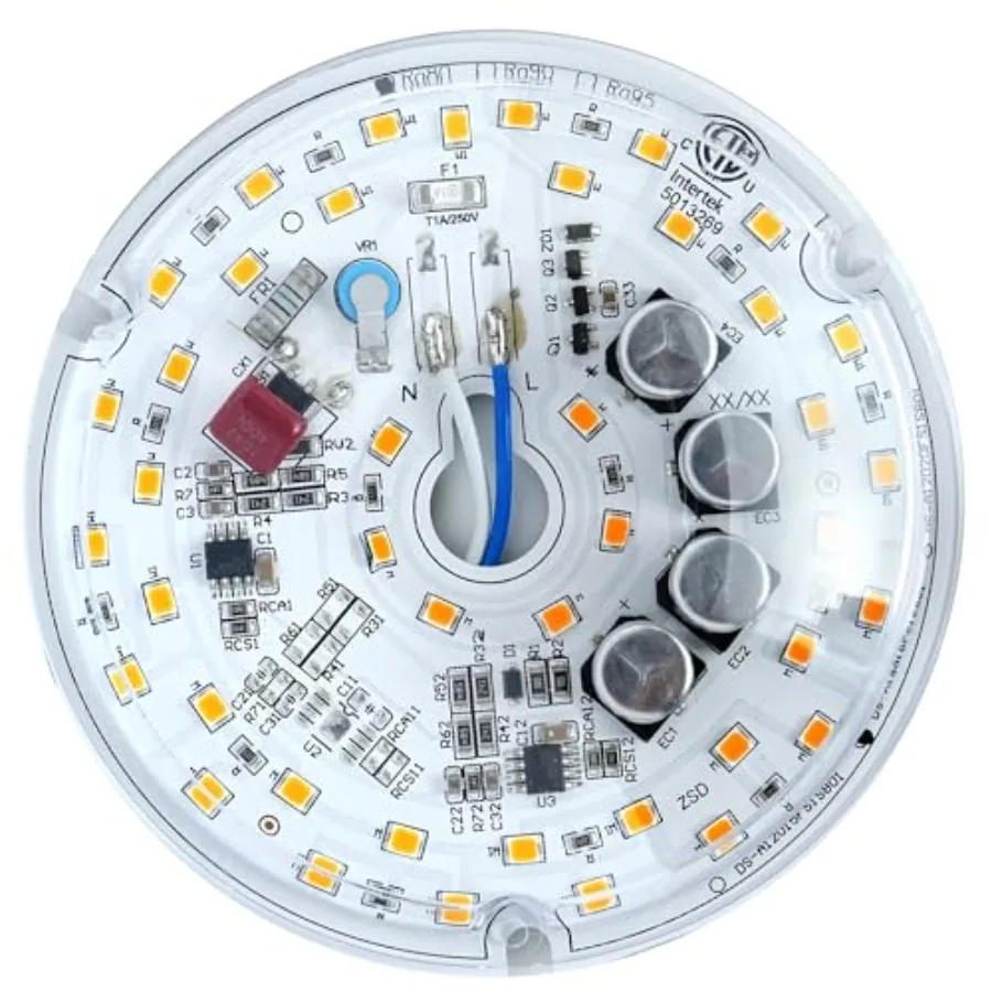 3.94'' LED Ceiling Fan Light Retrofit Kit, Ceiling Light Replacement kit, Ceiling Flush Light Retrofit PCB, 120V 18W 2000LM DS
3.94'' LED Ceiling Fan Light Retrofit Kit, Ceiling Light Replacement kit, Ceiling Flush Light Retrofit PCB, 120V 18W 2000LM DS