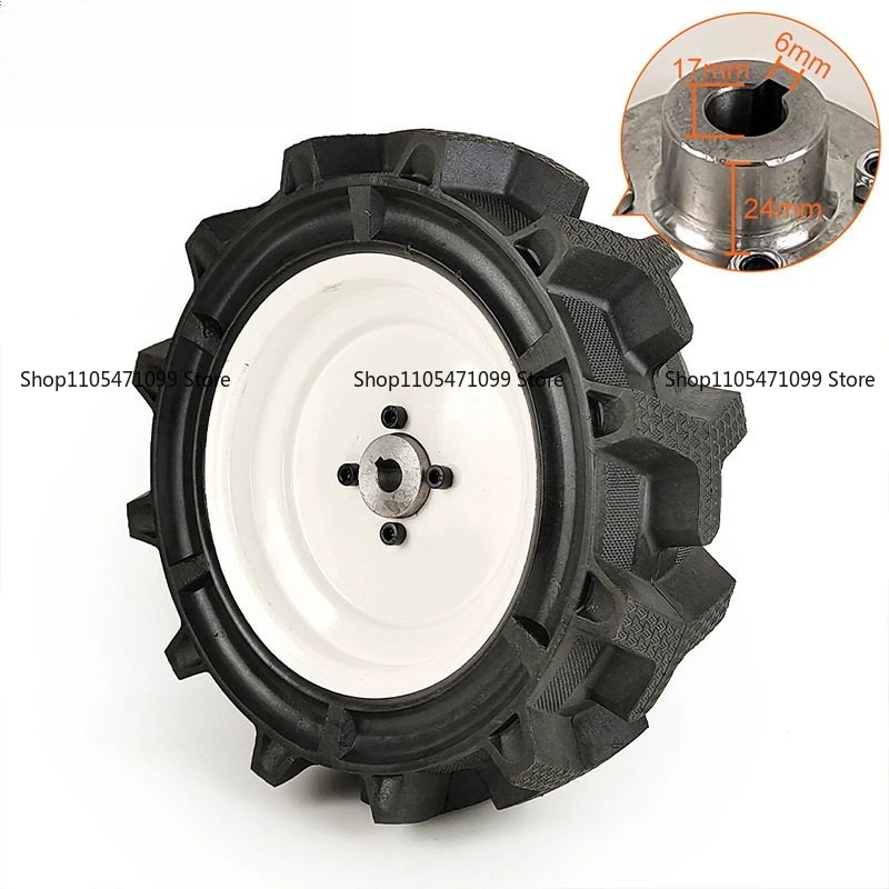 14 Inch Solid Wheel Without Inner Tube 14x5.00-9 Agricultural Tire Steel Wheel 17mm Hole Electric Lawn Mower Wheel
14 Inch Solid Wheel Without Inner Tube 14x5.00-9 Agricultural Tire Steel Wheel 17mm Hole Electric Lawn Mower Wheel