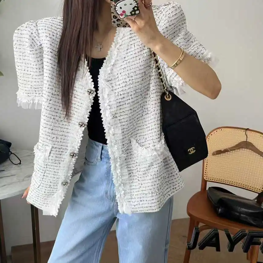 2026 Spring Summer Korean Sle Chic ort Sve Bubble Coat Versatile Little Fraance Suit Jaet Cotton 00% Quali
2026 Spring Summer Korean Sle Chic ort Sve Bubble Coat Versatile Little Fraance Suit Jaet Cotton 00% Quali