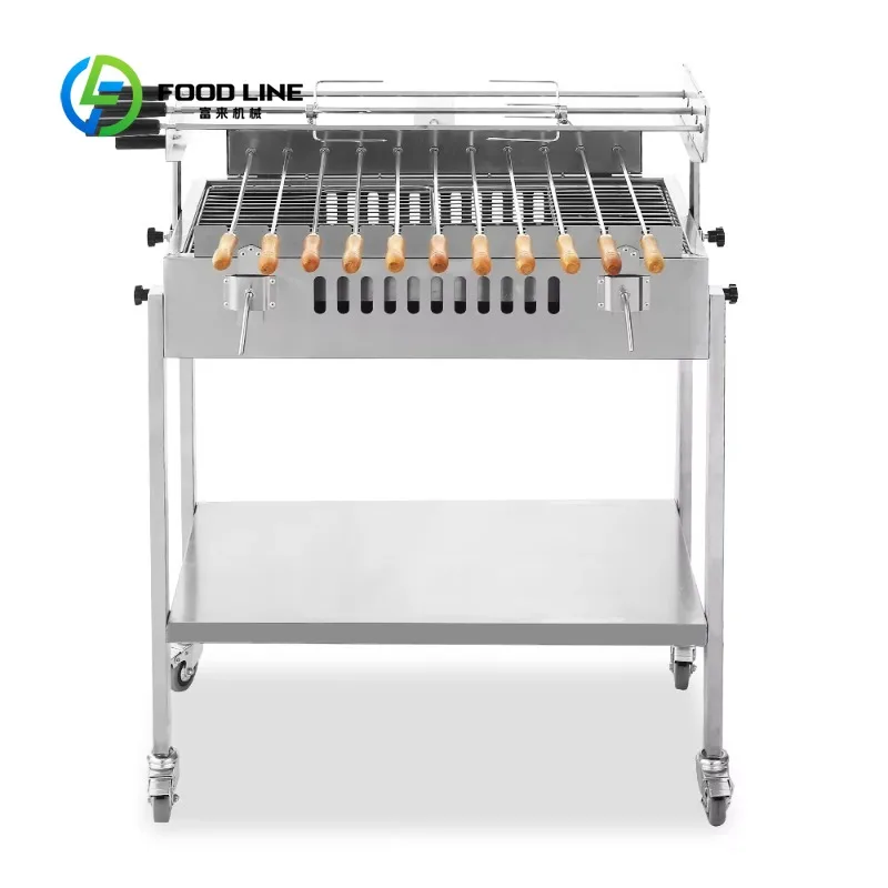 Customized size Stainless steel electric adjustable height trolley folding grill
Customized size Stainless steel electric adjustable height trolley folding grill