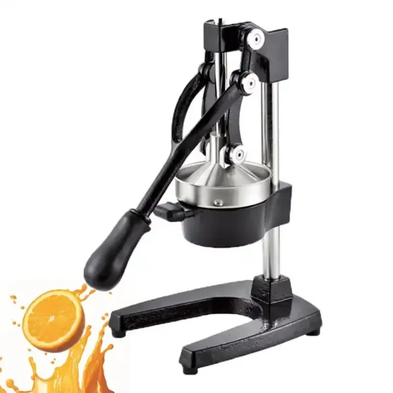 Manual Citrus Juicer with Cast Iron and Aluminum Alloy Body, Stainless Steel Blades, Dishwasher Safe
Manual Citrus Juicer with Cast Iron and Aluminum Alloy Body, Stainless Steel Blades, Dishwasher Safe