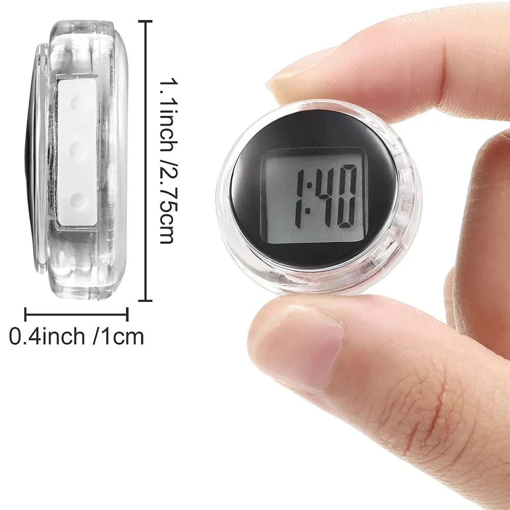 A02R! 3 Pieces Mini Motorcycle Clocks Waterproof Stick-on Motorbike Mount Watch Digital Clocks for Vehicle, Auto, Car, SUV
A02R! 3 Pieces Mini Motorcycle Clocks Waterproof Stick-on Motorbike Mount Watch Digital Clocks for Vehicle, Auto, Car, SUV