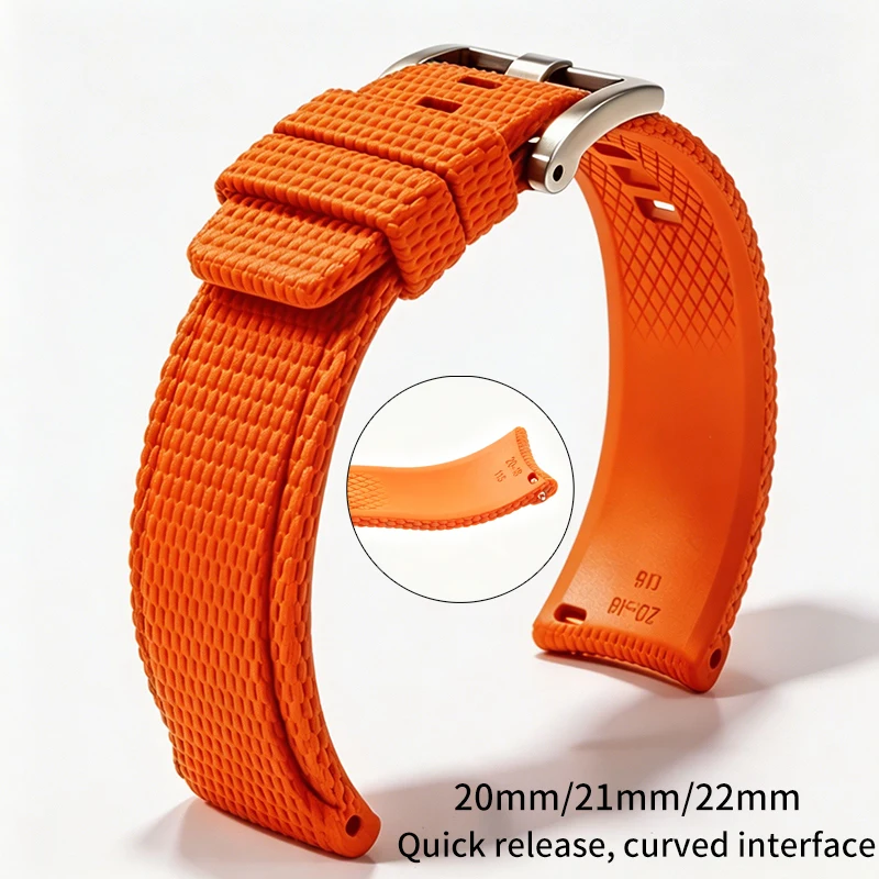 20mm braided Fluorine rubber watch strap with Curved interface for PAGANI DESIGN PD1762 PD1682 PD1717 PD1690 Replace Wristbands
20mm braided Fluorine rubber watch strap with Curved interface for PAGANI DESIGN PD1762 PD1682 PD1717 PD1690 Replace Wristbands