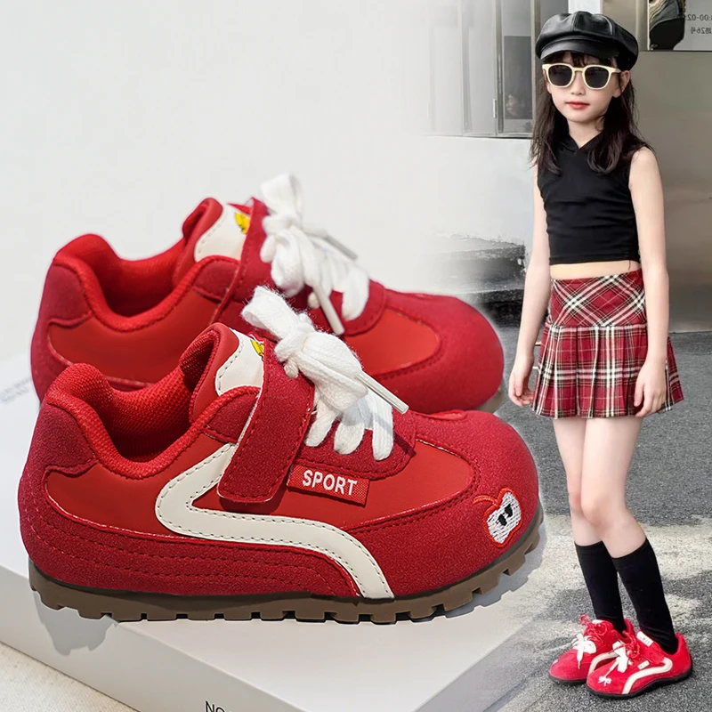 Kids Cartoon Embroidered Sport Sneakers with Adjustable Strap Breathable Upper Non-slip Rubber Sole Casual Shoes for Toddlers
Kids Cartoon Embroidered Sport Sneakers with Adjustable Strap Breathable Upper Non-slip Rubber Sole Casual Shoes for Toddlers