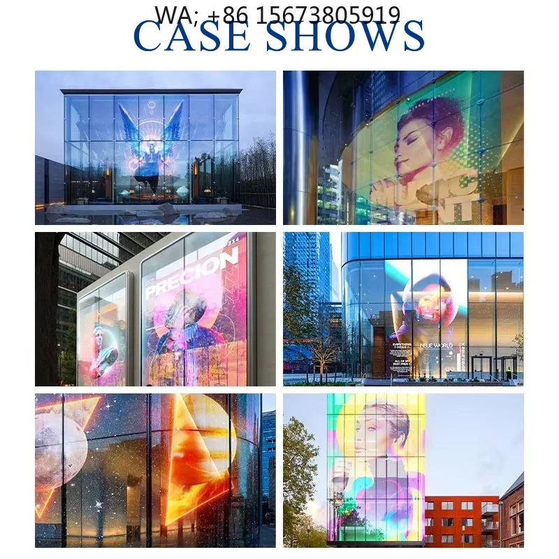 Ultra Thin Transparent LED Film Screen Panel Flexible Glass Window Advertising LED Video Wall Display Digital Signage
Ultra Thin Transparent LED Film Screen Panel Flexible Glass Window Advertising LED Video Wall Display Digital Signage