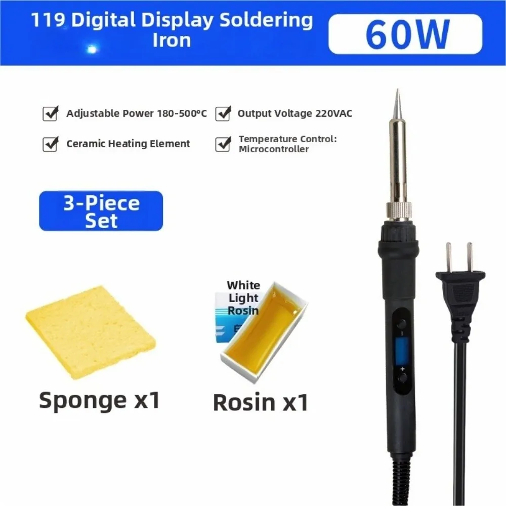 New 110V 220V 60W Adjustable Temperature Multistyles Alternating Current Electric Soldering Iron Repair Tool
New 110V 220V 60W Adjustable Temperature Multistyles Alternating Current Electric Soldering Iron Repair Tool