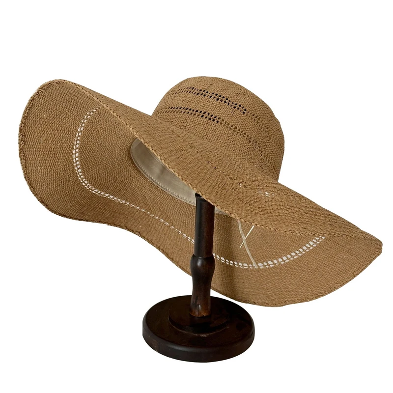 GEMVIE Summer Large Brim Paper Straw Hat for Women Solid Color Sun Protection Beach Sun Hat
GEMVIE Summer Large Brim Paper Straw Hat for Women Solid Color Sun Protection Beach Sun Hat