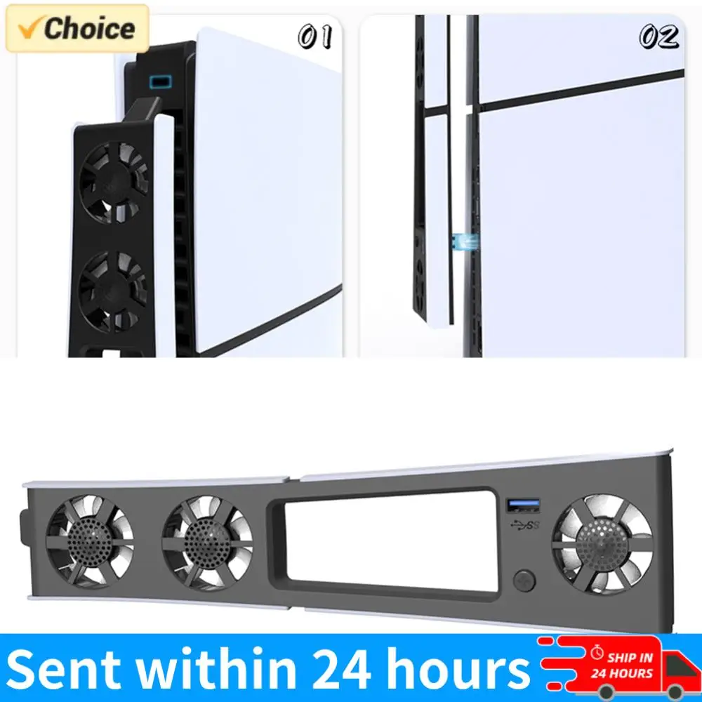 Вентилятор охлаждения для консоли PS5 Slim (цифровая/дисковая версия) с портом USB 3.0, тихий вентилятор с LED-подсветкой, улучшенное бесшумное охлаждение.
Вентилятор охлаждения для консоли PS5 Slim (цифровая/дисковая версия) с портом USB 3.0, тихий вентилятор с LED-подсветкой, улучшенное бесшумное охлаждение.