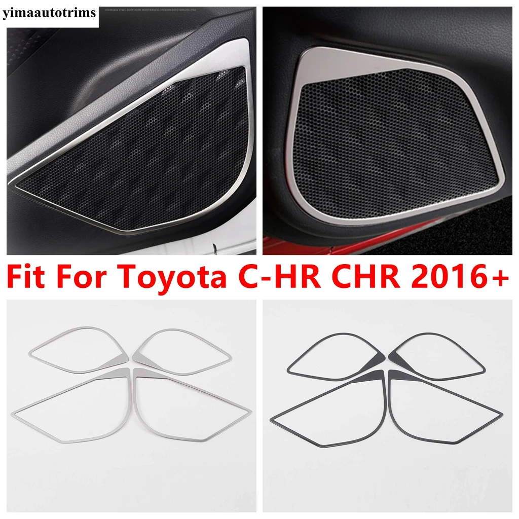 Car Door Audio Speaker Loudspeaker Sound Frame Cover Trim Stainless Steel Interior Accessories For Toyota C-HR CHR 2016 - 2022
Car Door Audio Speaker Loudspeaker Sound Frame Cover Trim Stainless Steel Interior Accessories For Toyota C-HR CHR 2016 - 2022