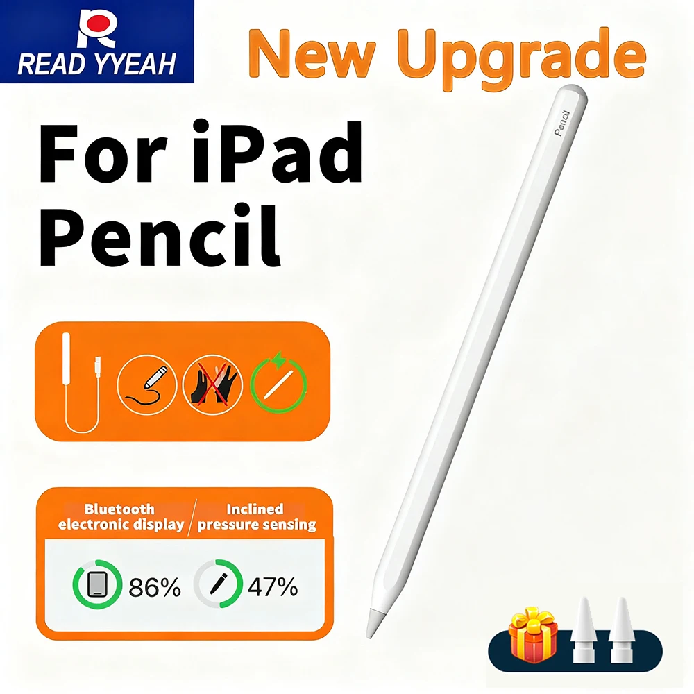 Новинка 2025 года для Apple Pencil 2, беспроводная зарядка, стилус с защитой ладони для iPad Air 4 5 Pro 11 12,9 Mini 6, аксессуары, ручка для iPad 
Новинка 2025 года для Apple Pencil 2, беспроводная зарядка, стилус с защитой ладони для iPad Air 4 5 Pro 11 12,9 Mini 6, аксессуары, ручка для iPad