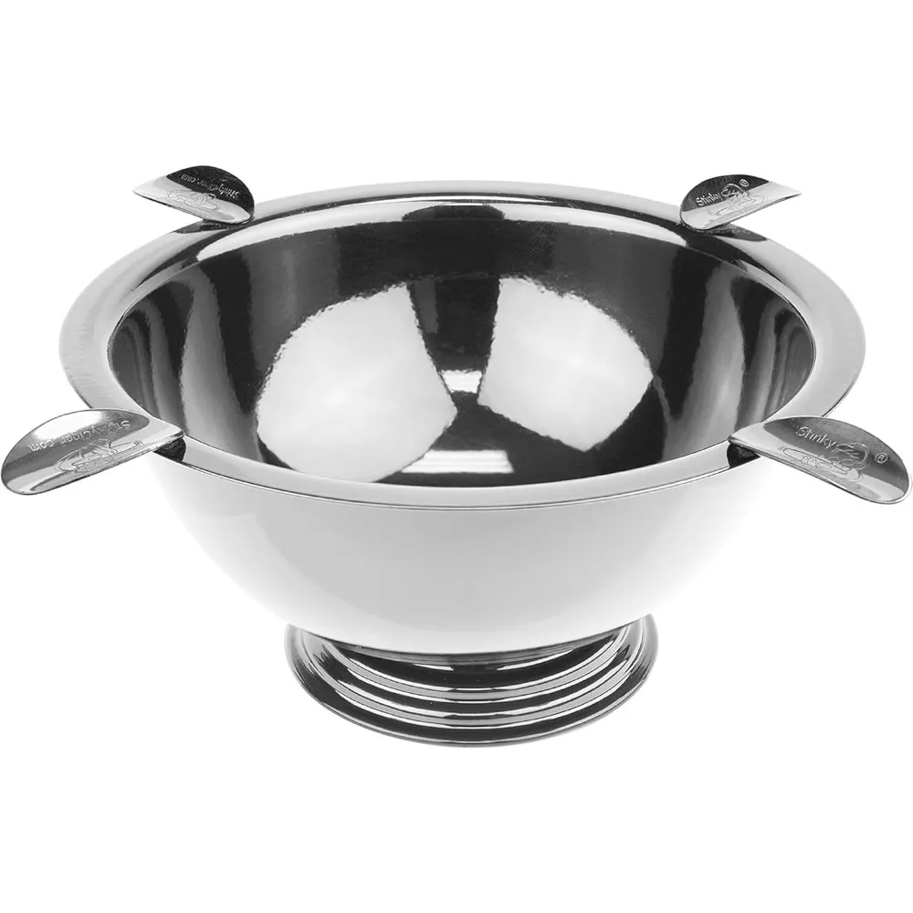 Попельница для сигар Stinky — ветрозащитная конструкция из нержавеющей стали с 4 стременами, глубокая чаша для внутреннего и наружного использования, термостойкая и Ea
Попельница для сигар Stinky — ветрозащитная конструкция из нержавеющей стали с 4 стременами, глубокая чаша для внутреннего и наружного использования, термостойкая и Ea