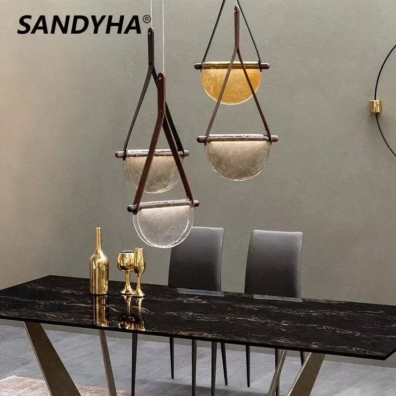 SANDYHA Modern Ceiling Chandelier Ice Shaped Glass Lampshade Led Pendant Lights Living Room Dining Bedroom Home Decoration Lamps
SANDYHA Modern Ceiling Chandelier Ice Shaped Glass Lampshade Led Pendant Lights Living Room Dining Bedroom Home Decoration Lamps