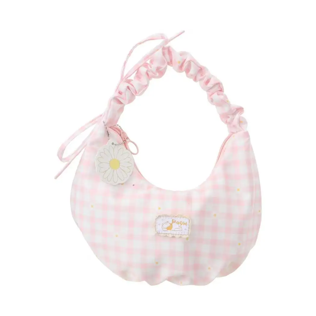 Disney Winnie the Pooh Daisy Series Pink Plaid Shoulder Bag Cute Cartoon Summer Crossbody Purse Checkered Pattern Casual Daily
Disney Winnie the Pooh Daisy Series Pink Plaid Shoulder Bag Cute Cartoon Summer Crossbody Purse Checkered Pattern Casual Daily
