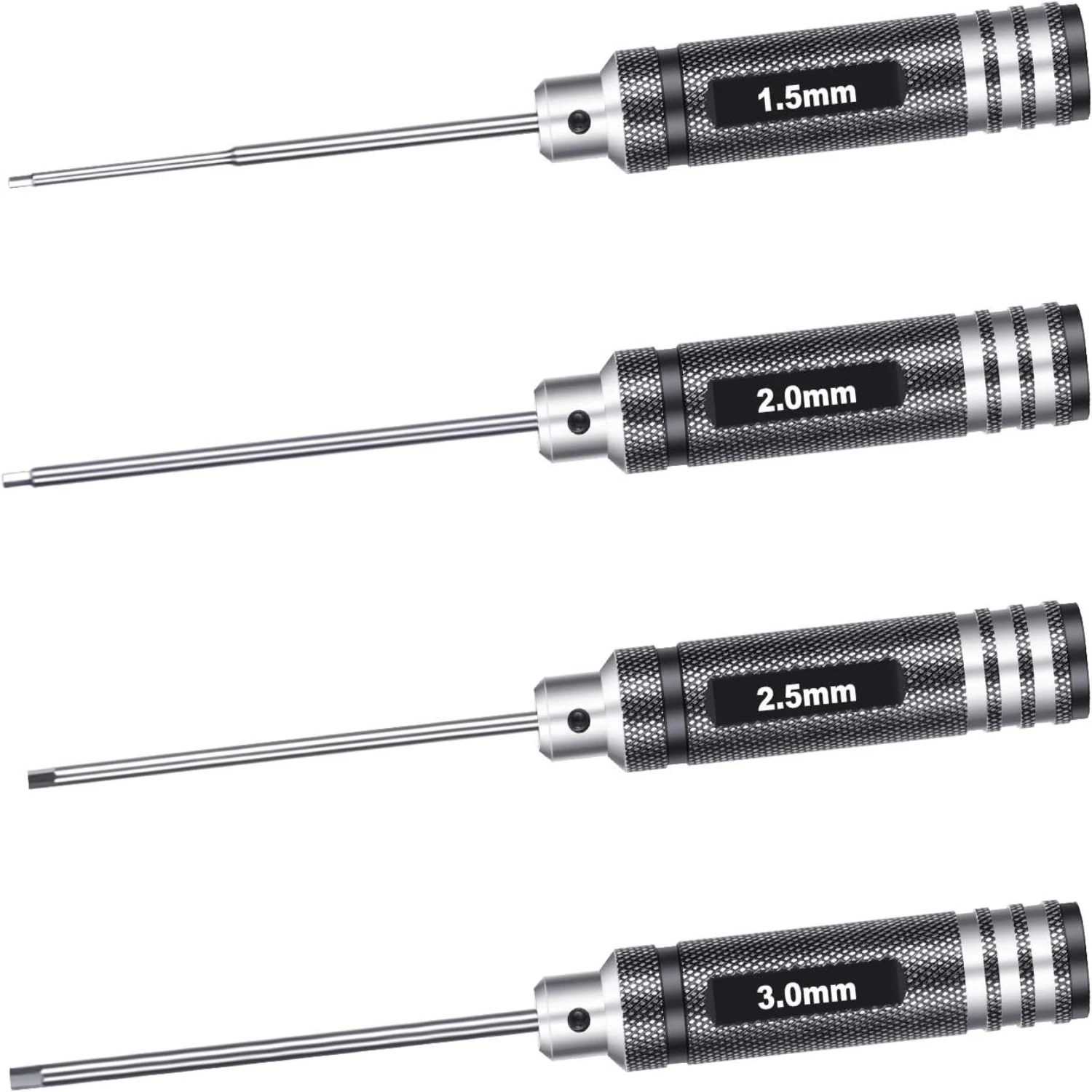 Lightweight Set of 4 Nitride-Coated Hex Driver Wrenches for RC Helicopter - Complete Hex Screwdriver Tools Kit with Precise 1.5m
Lightweight Set of 4 Nitride-Coated Hex Driver Wrenches for RC Helicopter - Complete Hex Screwdriver Tools Kit with Precise 1.5m