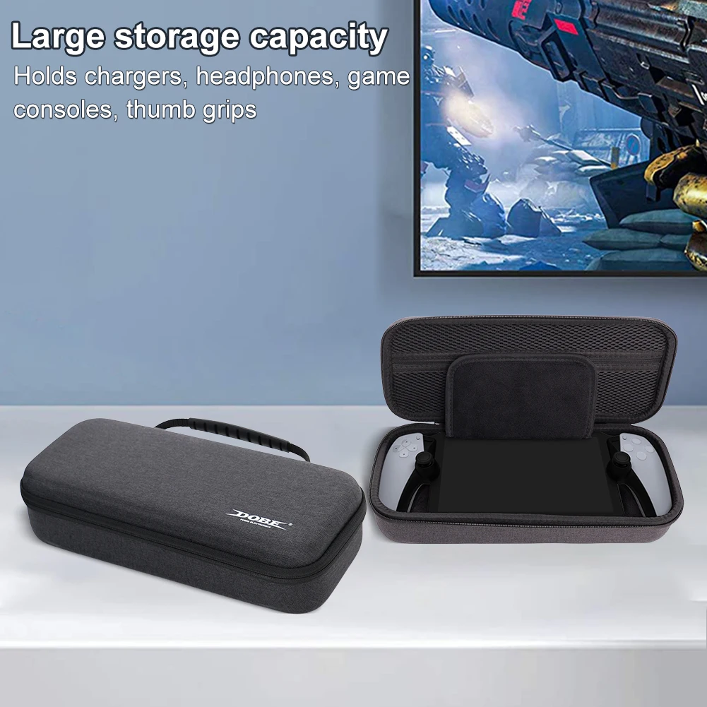 For PS 5 Portal Handheld Console Protective Case with Mesh Pocket Hard Anti Scratch Carrying Bag Wear Resist Gaming Accessories
For PS 5 Portal Handheld Console Protective Case with Mesh Pocket Hard Anti Scratch Carrying Bag Wear Resist Gaming Accessories