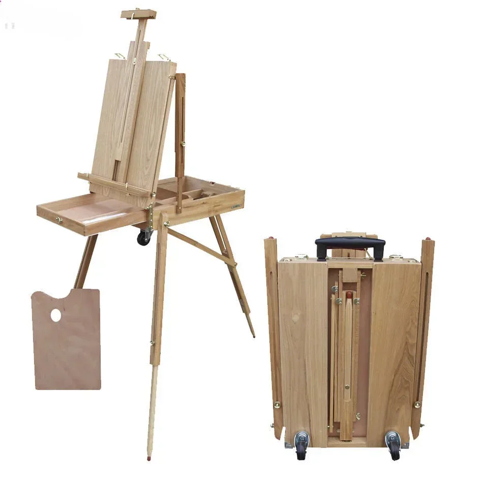 postmodern Beech wood oil painting box folding portable oil easel bracket type multi-functional storage solid wood painting
postmodern Beech wood oil painting box folding portable oil easel bracket type multi-functional storage solid wood painting