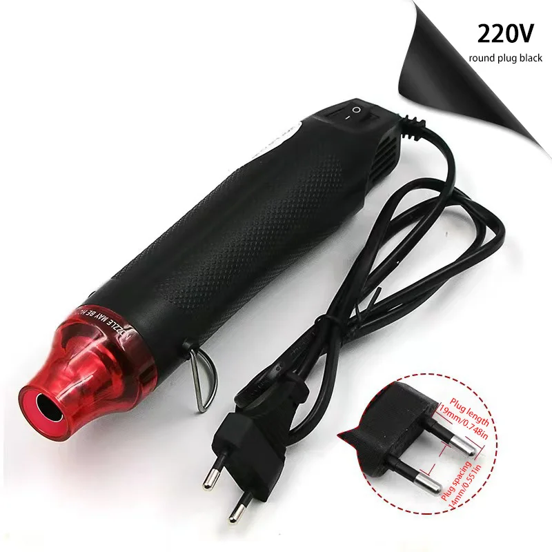 220V Hot Air Gun Soldering Temperature Blower Gun DIY Crafts Electric Power Hot Dryer Mini Heat Gun For Shrink Tubing Car Wrap
220V Hot Air Gun Soldering Temperature Blower Gun DIY Crafts Electric Power Hot Dryer Mini Heat Gun For Shrink Tubing Car Wrap