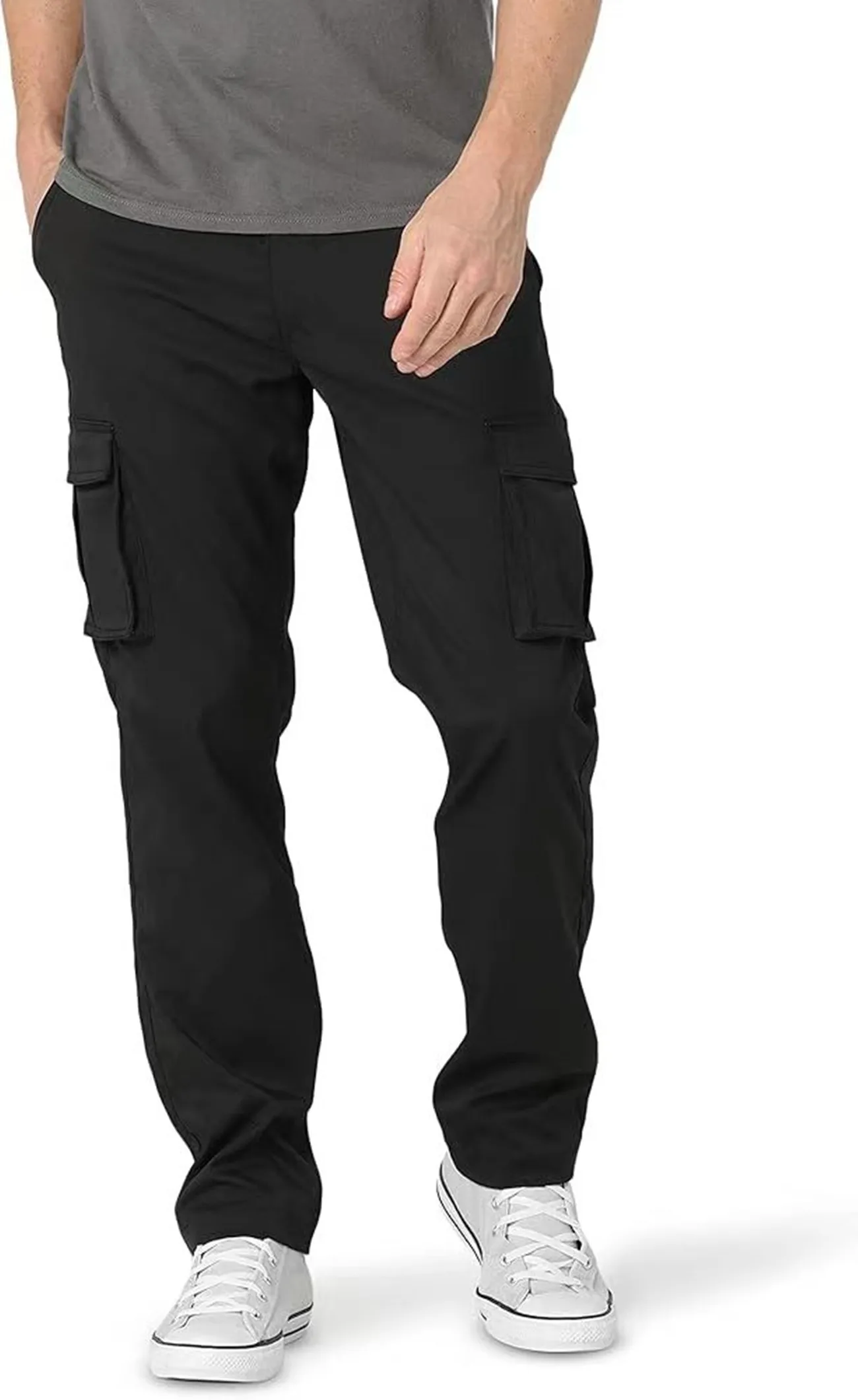European men's workwear pants solid color drawstring waist straight leg casual workwear pants with multiple pockets
European men's workwear pants solid color drawstring waist straight leg casual workwear pants with multiple pockets