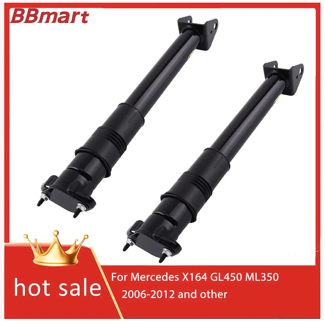 1643202631 2 шт. Задний амортизатор для Mercedes X164 GL450 ML350 2006-2012 гг. и другие. BBmart.
1643202631 2 шт. Задний амортизатор для Mercedes X164 GL450 ML350 2006-2012 гг. и другие. BBmart.