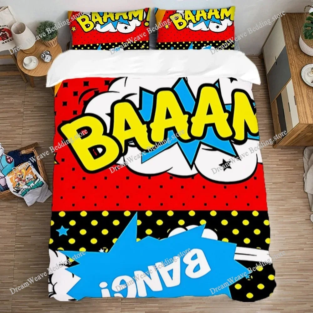 Bedding Set Double Size Queen Bed Comforter Sets Fashion Quilt Cover Set Duvet Covers Pop Art Pillowcase Linen Home Textile96396
Bedding Set Double Size Queen Bed Comforter Sets Fashion Quilt Cover Set Duvet Covers Pop Art Pillowcase Linen Home Textile96396