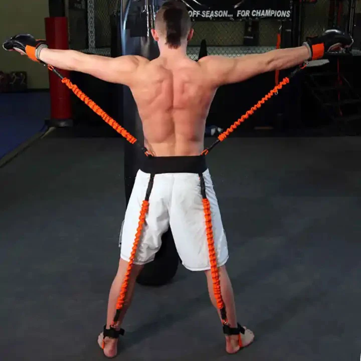 110 Cm Fitness Resistance Band Kit Waist Bands Workout Arm Leg Elastic Rope for Enhancement Boxing Fighting Training 1 
110 Cm Fitness Resistance Band Kit Waist Bands Workout Arm Leg Elastic Rope for Enhancement Boxing Fighting Training 1