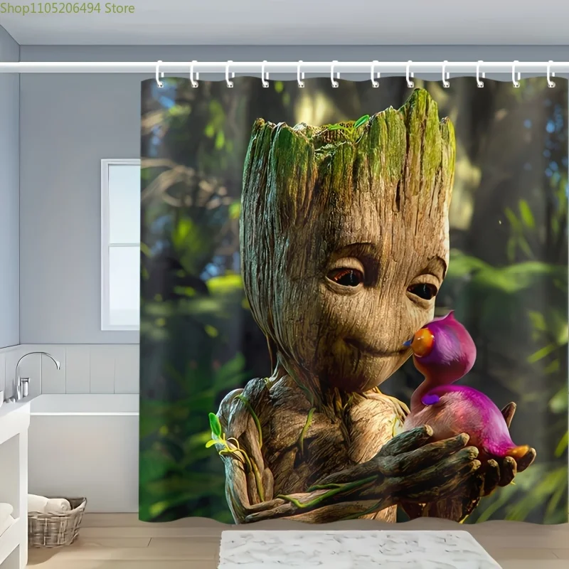 1 шт. занавеска для душа Marvel Groot с крючком - занавеска для душа, разделитель для ванной, декор для комнаты, декор для дома
1 шт. занавеска для душа Marvel Groot с крючком - занавеска для душа, разделитель для ванной, декор для комнаты, декор для дома