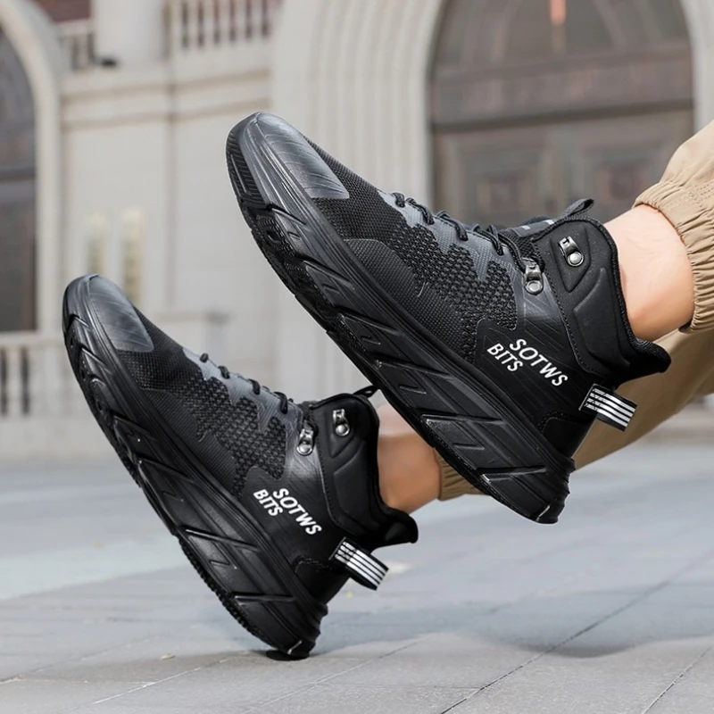 New Bestseller of Men's Sports Shoes with Thick Soles Flat Color-blocked Woven Lace-up Large-sized Ultra-light Anti-slip Shoes
New Bestseller of Men's Sports Shoes with Thick Soles Flat Color-blocked Woven Lace-up Large-sized Ultra-light Anti-slip Shoes