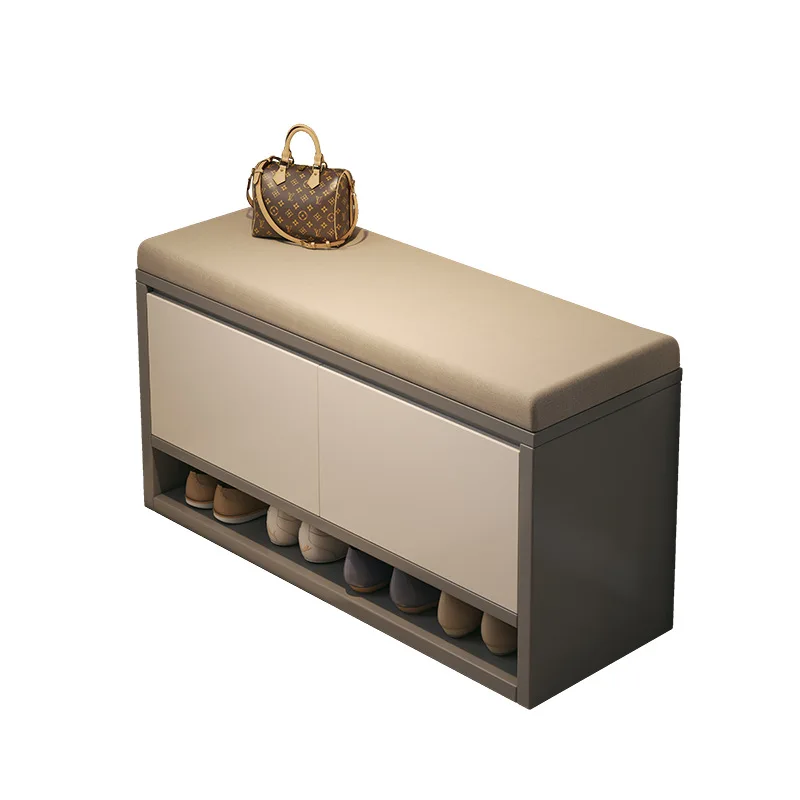 The shoe changing stool can be sat at the doorstep, with an integrated shoe rack and a light luxury shoe stool
The shoe changing stool can be sat at the doorstep, with an integrated shoe rack and a light luxury shoe stool